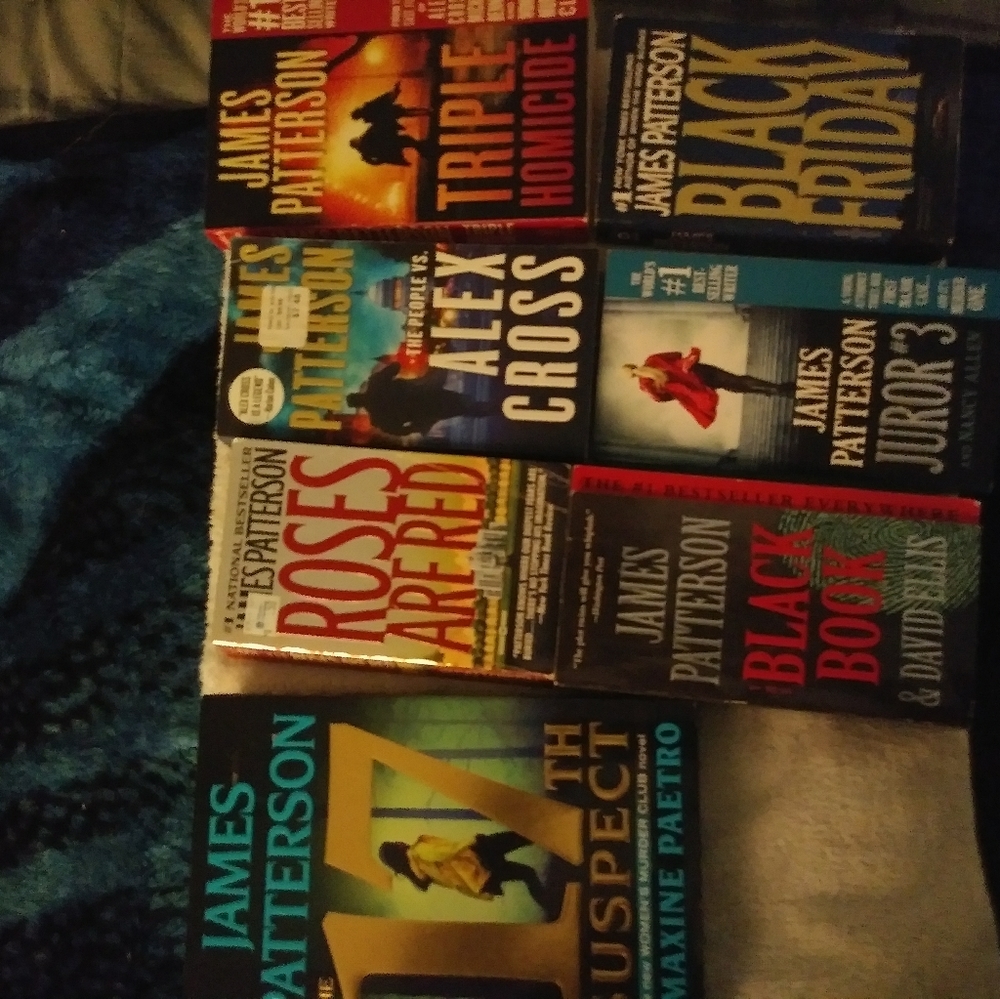 A bundle of james patterson books